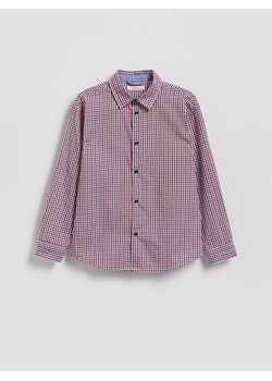 Reserved - Koszula w drobną kratę - czerwony ze sklepu Reserved w kategorii Koszule chłopięce - zdjęcie 187947909