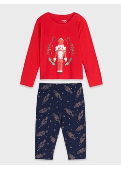 Sinsay - Świąteczna piżama dwuczęściowa z motywem dziadków do orzechów - czerwony ze sklepu Sinsay w kategorii Komplety niemowlęce - zdjęcie 187948588