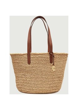 LAUREN RALPH LAUREN Torba plażowa LAINEY | z dodatkiem skóry ze sklepu Gomez Fashion Store w kategorii Torby Shopper bag - zdjęcie 187949426