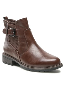 Botki Clara Barson WYL3172-1 Brązowy ze sklepu eobuwie.pl w kategorii Botki - zdjęcie 187949475