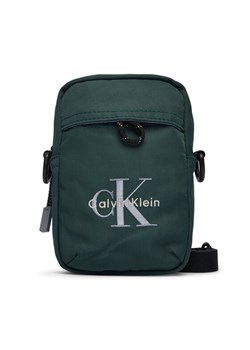 Calvin Klein Saszetka Bold Logo Nylon Slim Reporter LV04D3231G Zielony ze sklepu MODIVO w kategorii Torby męskie - zdjęcie 187949688