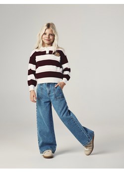 Reserved - Jeansy super wide leg - niebieski ze sklepu Reserved w kategorii Spodnie dziewczęce - zdjęcie 187950248