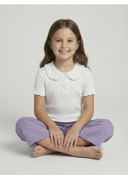 Sinsay - Bawełniana bluzka z kołnierzykiem - biały ze sklepu Sinsay w kategorii Bluzki dziewczęce - zdjęcie 187950576