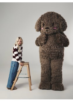 Reserved - Sweter polo w paski Boffie & Poko - wielobarwny ze sklepu Reserved w kategorii Swetry chłopięce - zdjęcie 187951039