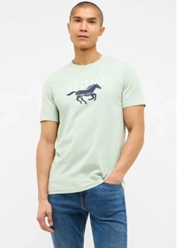Męski T-Shirt Mustang Style Austin Frosty Green 1016484 6180 ze sklepu YouNeedit.pl w kategorii T-shirty męskie - zdjęcie 187951959