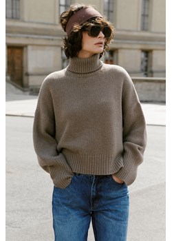 GOLF DAMSKI NICOLE MERINO & CASHMERE CHOCO ze sklepu Jemiol w kategorii Swetry damskie - zdjęcie 187952095