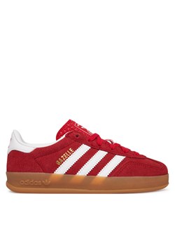 Sneakersy adidas Gazelle Indoor IH9136 Czerwony ze sklepu eobuwie.pl w kategorii Buty sportowe dziecięce - zdjęcie 187952455