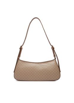 Torebka Calvin Klein Emblem Aop Small Shoulder Bag LV04F3324G Beżowy ze sklepu eobuwie.pl w kategorii Torebki damskie - zdjęcie 187952476