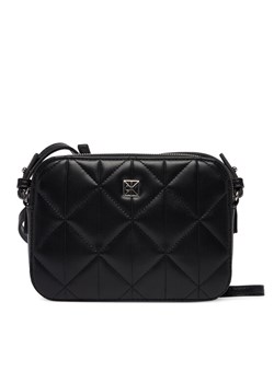 Torebka Calvin Klein Quilted Double Zip Camera Bag LV04F3328G Czarny ze sklepu eobuwie.pl w kategorii Listonoszki - zdjęcie 187952479