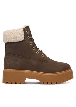 Timberland Trzewiki TB0A2PU6W011 Brązowy ze sklepu MODIVO w kategorii Botki - zdjęcie 187953025