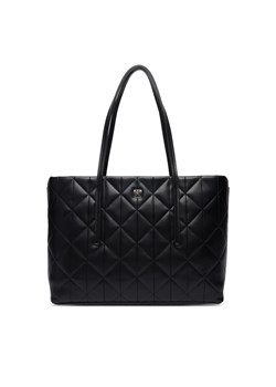 Calvin Klein Torebka Quilted Small Tote LV04F3325G Czarny ze sklepu MODIVO w kategorii Torebki damskie - zdjęcie 187953077