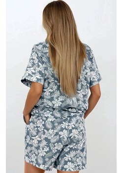 Rozpinana piżama damska Stylish Embrace, Kolor zielono-biały, Rozmiar S, Momenti per me ze sklepu Primodo w kategorii Piżamy damskie - zdjęcie 187953609