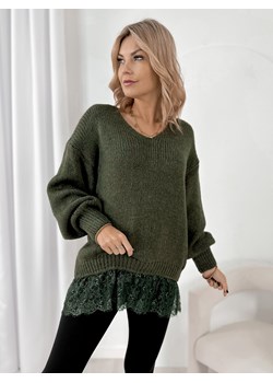 sweter sucre khaki one size ze sklepu UBRA w kategorii Swetry damskie - zdjęcie 187953666