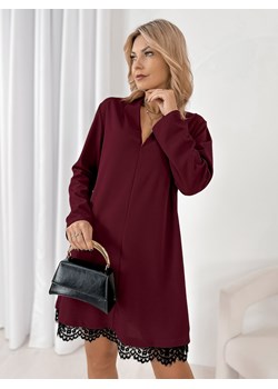 sukienka valdivia bordowa one size ze sklepu UBRA w kategorii Sukienki - zdjęcie 187953695
