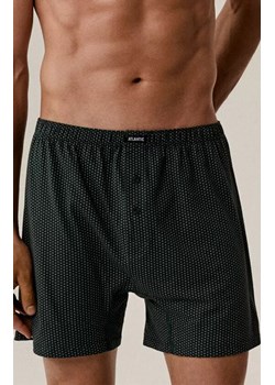 2-pack luźne bokserki męskie 2MBX-079-WIN/SZG, Kolor burgundowo-zielony, Rozmiar M, ATLANTIC ze sklepu Intymna w kategorii Majtki męskie - zdjęcie 187953796