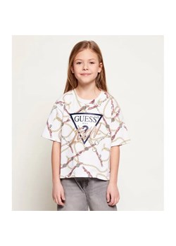 Guess T-shirt | Cropped Fit ze sklepu Gomez Fashion Store w kategorii Bluzki dziewczęce - zdjęcie 187953905