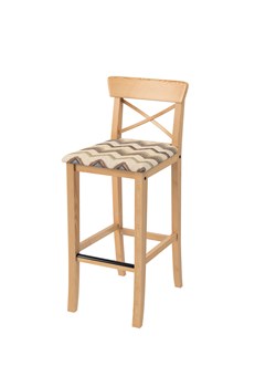 Pokrowiec na krzesło barowe Ingolf z tapicerowanym siedziskiem ze sklepu dekoria.pl w kategorii Pokrowce na kanapy i fotele - zdjęcie 187955045