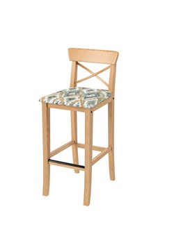 Pokrowiec na krzesło barowe Ingolf z tapicerowanym siedziskiem ze sklepu dekoria.pl w kategorii Pokrowce na kanapy i fotele - zdjęcie 187955055