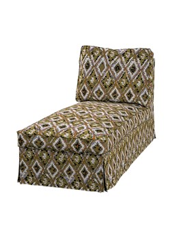 Pokrowiec na szezlong/ leżankę Ektorp wolnostojący prosty tył ze sklepu dekoria.pl w kategorii Pokrowce na kanapy i fotele - zdjęcie 187955125