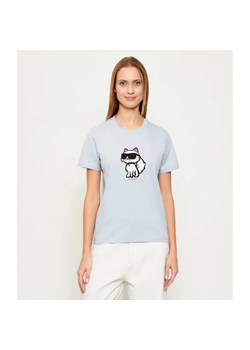 Karl Lagerfeld T-shirt IKON SKETCH CHOUPETTE | Regular Fit ze sklepu Gomez Fashion Store w kategorii Bluzki damskie - zdjęcie 187955257