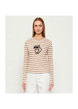 Karl Lagerfeld Bluzka IKON | Regular Fit ze sklepu Gomez Fashion Store w kategorii Bluzki damskie - zdjęcie 187955277