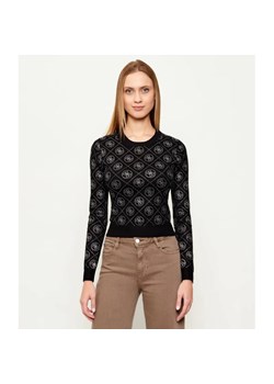 GUESS Sweter RHINESTONES | Slim Fit | z dodatkiem wełny ze sklepu Gomez Fashion Store w kategorii Swetry damskie - zdjęcie 187957177