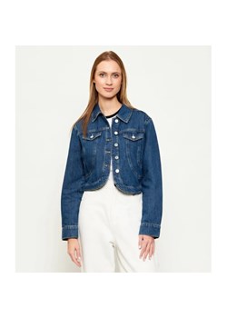 Karl Lagerfeld Kurtka jeansowa Fashion | Cropped Fit ze sklepu Gomez Fashion Store w kategorii Kurtki damskie - zdjęcie 187957195