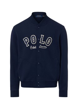 Polo Ralph Lauren Bluza męska Mężczyźni Bawełna granatowy jednolity ze sklepu vangraaf w kategorii Bluzy męskie - zdjęcie 187957308