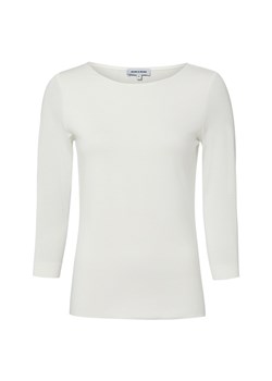 More & More Damska koszulka z długim rękawem Kobiety Bawełna écru jednolity ze sklepu vangraaf w kategorii Bluzki damskie - zdjęcie 187957309