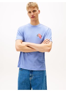 Tommy Jeans Koszulka męska Mężczyźni Bawełna jasnoniebieski nadruk ze sklepu vangraaf w kategorii T-shirty męskie - zdjęcie 187957317