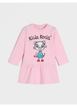 Sinsay - Sukienka Kicia Kocia - różowy ze sklepu Sinsay w kategorii Sukienki niemowlęce - zdjęcie 187957639
