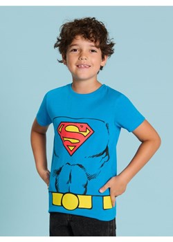 Sinsay - Koszulka SUPERMAN - niebieski ze sklepu Sinsay w kategorii T-shirty chłopięce - zdjęcie 187957646