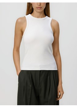 Reserved - Bawełniany top - biały ze sklepu Reserved w kategorii Bluzki damskie - zdjęcie 187957877