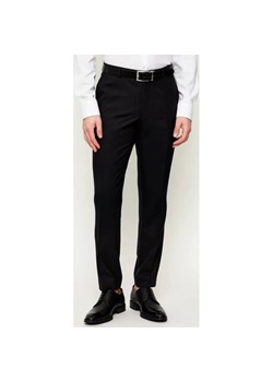 Oscar Jacobson Wełniane spodnie Denz | Slim Fit ze sklepu Gomez Fashion Store w kategorii Spodnie męskie - zdjęcie 187958107
