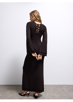 Mohito - Czekoladowa sukienka maxi - ciemnobrązowy ze sklepu Mohito w kategorii Sukienki - zdjęcie 187958269