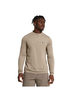 Męski longsleeve treningowy Under Armour Vanish Elite Seamless 1/4 Zip - brązowy ze sklepu Sportstylestory.com w kategorii T-shirty męskie - zdjęcie 187959546
