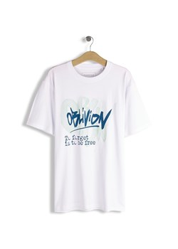 GATE Bawełniana koszulka z napisem S ze sklepu gateshop w kategorii T-shirty męskie - zdjęcie 187960666