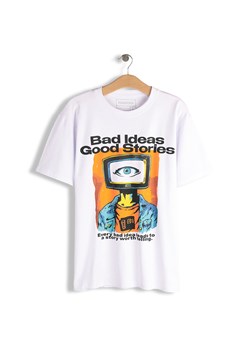 GATE Bawełniana koszulka z nadrukiem S ze sklepu gateshop w kategorii T-shirty męskie - zdjęcie 187960669