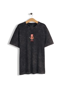 GATE T-shirt z nadrukiem i efektem sprania S ze sklepu gateshop w kategorii T-shirty męskie - zdjęcie 187960676