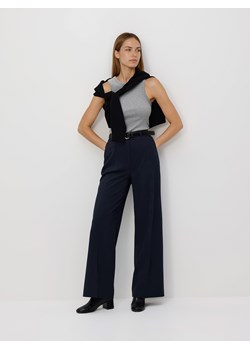 Reserved - Bawełniany top - jasnoszary ze sklepu Reserved w kategorii Bluzki dziewczęce - zdjęcie 187960949