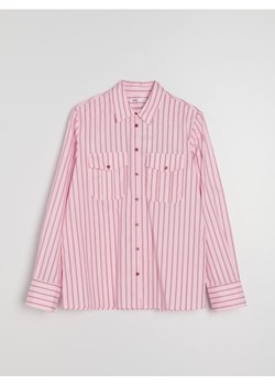 Sinsay - Bawełniana koszula w paski - wielobarwny ze sklepu Sinsay w kategorii Koszule damskie - zdjęcie 187961177