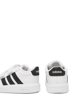 Sneakersy adidas Grand Court 3.0 HP3534 Biały ze sklepu eobuwie.pl w kategorii Buty sportowe dziecięce - zdjęcie 187961217