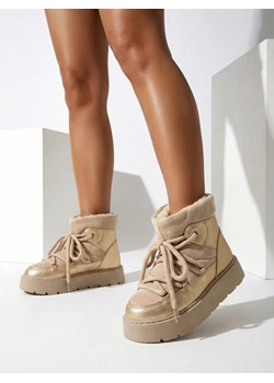 Royalfashion Śniegowce damskie sznurowane Iniuc ze sklepu royalfashion.pl w kategorii Śniegowce damskie - zdjęcie 187961769