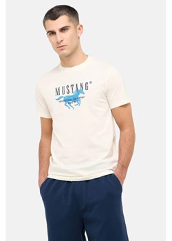 Męski T-Shirt Mustang Style Austin Whisper White 1016484 2013 ze sklepu YouNeedit.pl w kategorii T-shirty męskie - zdjęcie 187961848