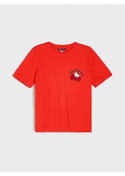 Sinsay - Bawełniana koszulka z krótkim rękawem Hello Kitty - czerwony ze sklepu Sinsay w kategorii T-shirty chłopięce - zdjęcie 187962266