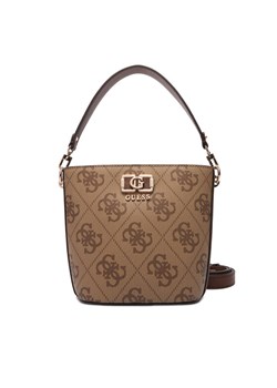 Torebka Guess Karnilla Logo HWOS99 01010 Brązowy ze sklepu eobuwie.pl w kategorii Torebki damskie - zdjęcie 187962295