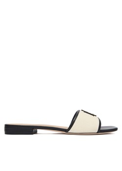 Klapki LAUREN RALPH LAUREN 802P04395004 Écru ze sklepu eobuwie.pl w kategorii Klapki damskie - zdjęcie 187962309
