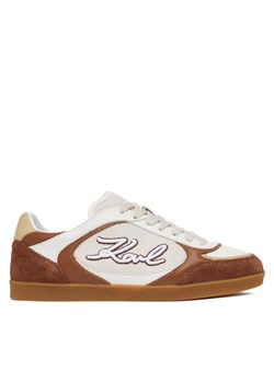 Sneakersy KARL LAGERFELD Kandidate KL63816 Brązowy ze sklepu eobuwie.pl w kategorii Buty sportowe damskie - zdjęcie 187962325