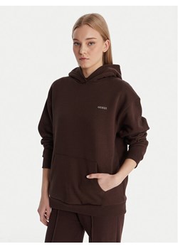 Guess Bluza V6RQ14 K9V31 Brązowy Regular Fit ze sklepu MODIVO w kategorii Bluzy damskie - zdjęcie 187962637