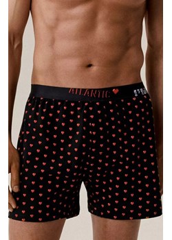 Atlantic 2-pack luźne bokserki męskie 2GMB-011-CZARNY, Kolor czarny-wzór, Rozmiar XL, ATLANTIC ze sklepu Primodo w kategorii Majtki męskie - zdjęcie 187963008